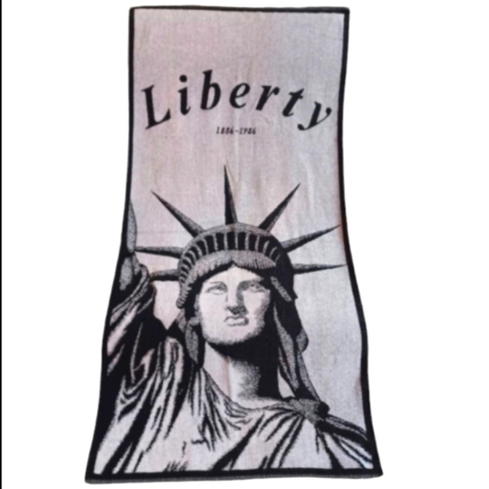 Vintage Springmaid Statue Of Liberty 1886-1986 100% Cotton Terry Towel